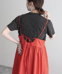 ギャザーキャミワンピース