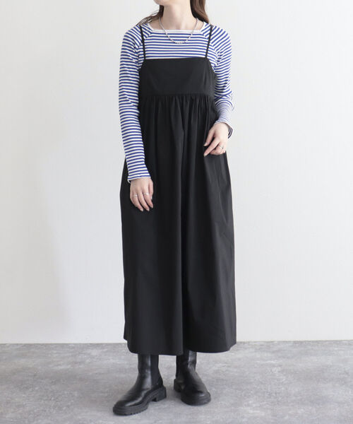 fredy emue（フレディエミュ）の「ギャザーキャミワンピース（ワンピース・レディース・レッド/ブラック・38）」の17枚目の写真