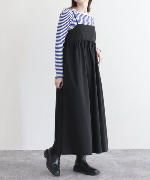 fredy emue（フレディエミュ）の「ギャザーキャミワンピース（ワンピース・レディース・レッド/ブラック・38）」の18枚目の写真