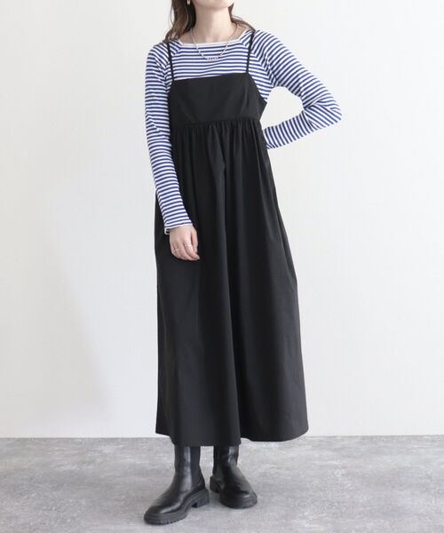 fredy emue（フレディエミュ）の「ギャザーキャミワンピース（ワンピース・レディース・レッド/ブラック・38）」の19枚目の写真