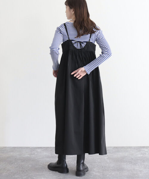 fredy emue（フレディエミュ）の「ギャザーキャミワンピース（ワンピース・レディース・レッド/ブラック・38）」の21枚目の写真