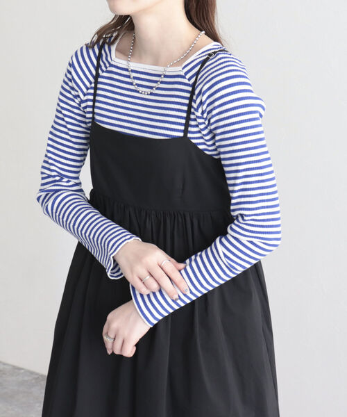 fredy emue（フレディエミュ）の「ギャザーキャミワンピース（ワンピース・レディース・レッド/ブラック・38）」の22枚目の写真