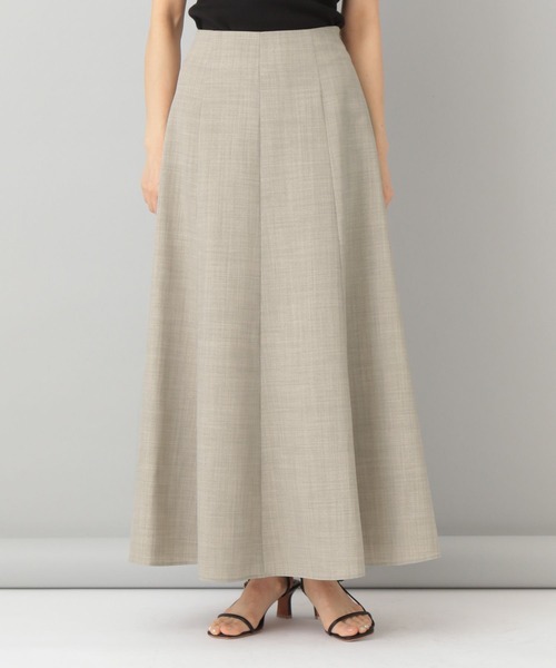 A part by(アパートバイ)の「セミフレアスカート(スカート・レディース・ブラック/グレー系その他4/ベージュ/ライトブラウン/ライトベージュ・FREE/SMALL)」の6枚目の写真