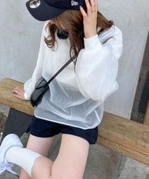 Ambre Ciel | シアーシフォンロンＴ／【WEB/EC限定商品】(Tシャツ/カットソー)