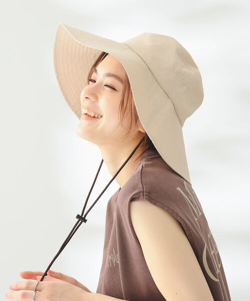 CONTROL FREAK（コントロールフリーク）の「CONTROL FREAK / サファリ ハット（ハット・レディース・カーキ/ブラウン系その他/ブラック・ONE SIZE）」の3枚目の写真
