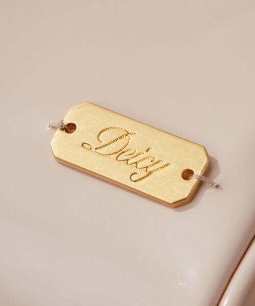 DEICY(デイシー)の「ミニボストンバッグ(ショルダーバッグ・レディース・オフホワイト/ゴールド/ピンクベージュ・FREE)」の5枚目の写真