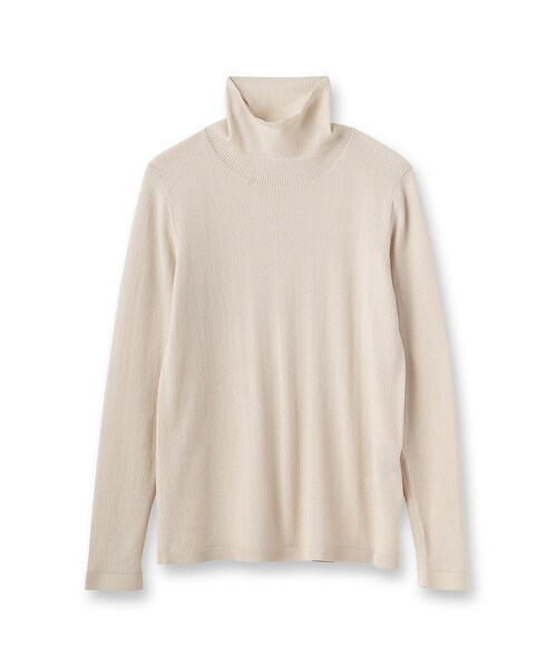 シアー針抜きハイネック