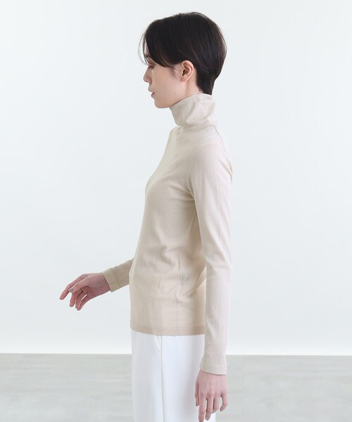 シアー針抜きハイネック