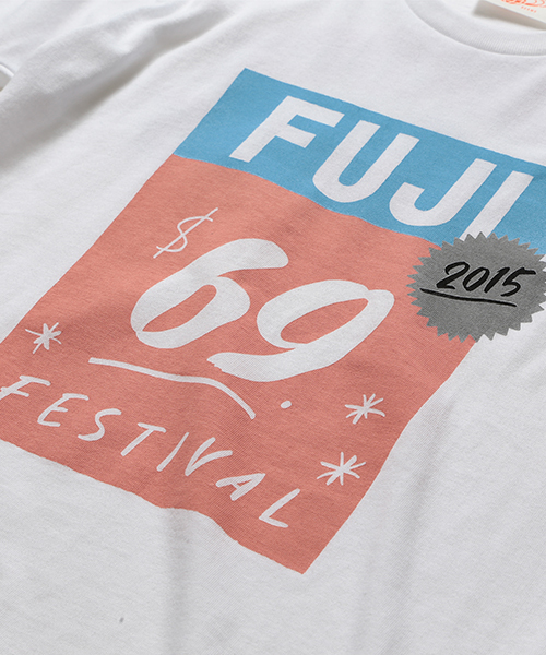 Ray BEAMS（レイビームス）の「FUJI ROCK FESTIVAL'15 × BEAMS / ”69” by Koji Yamaguchi（Tシャツ/カットソー・レディース・ホワイト/ヘザ－グレー・X-SMALL）」の11枚目の写真
