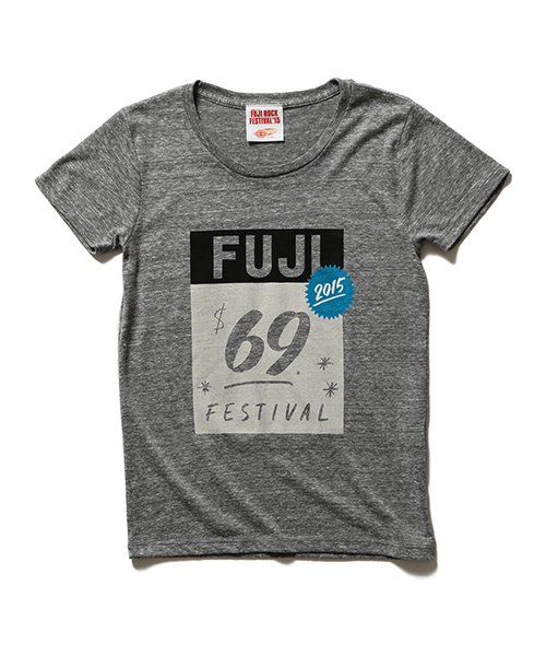 Ray BEAMS（レイビームス）の「FUJI ROCK FESTIVAL'15 × BEAMS / ”69” by Koji Yamaguchi（Tシャツ/カットソー・レディース・ホワイト/ヘザ－グレー・X-SMALL）」の14枚目の写真
