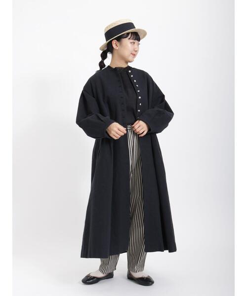 Samansa Mos2（サマンサ モスモス）の「太リボンカンカン帽（ハット・レディース・ブラック/オフホワイト・ﾌﾘ-）」の16枚目の写真