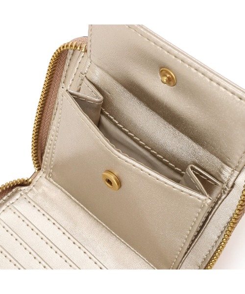 Guess(ゲス)の「LAUREL Small Zip Around Wallet(財布・レディース・ホワイト/ライトピンク/ライトベージュ/ブラック/ライトブルー・ONE SIZE)」の16枚目の写真