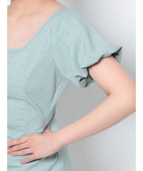 EMODA（エモダ）の「パフミニワンピース（ワンピース・レディース・ブラック/グレー/ミント/ブルー・FREE）」の20枚目の写真