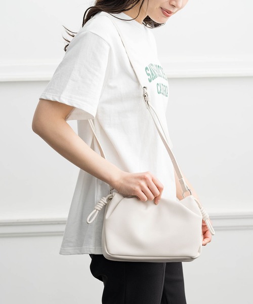 ZAKKA-BOX(ザッカボックス)の「ミニ裏毛ロゴシャツ(Tシャツ/カットソー・レディース・ホワイト/杢グレー・FREE)」の8枚目の写真