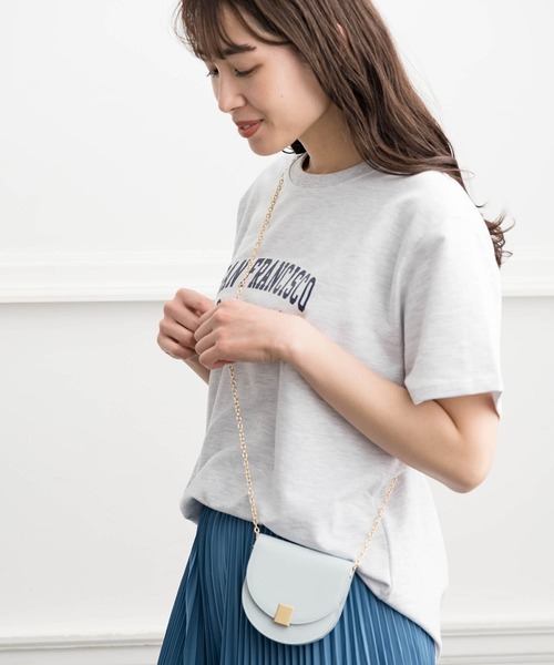ZAKKA-BOX(ザッカボックス)の「ミニ裏毛ロゴシャツ(Tシャツ/カットソー・レディース・ホワイト/杢グレー・FREE)」の15枚目の写真