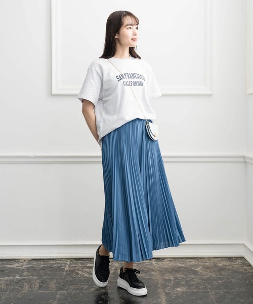 ZAKKA-BOX(ザッカボックス)の「ミニ裏毛ロゴシャツ(Tシャツ/カットソー・レディース・ホワイト/杢グレー・FREE)」の17枚目の写真