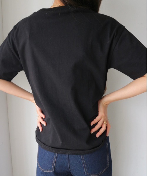 TRUNC（トランクエイティーエイト）の「Printed Logo T-shirt（Tシャツ/カットソー・レディース・ブラック/アイボリー・FREE）」の11枚目の写真