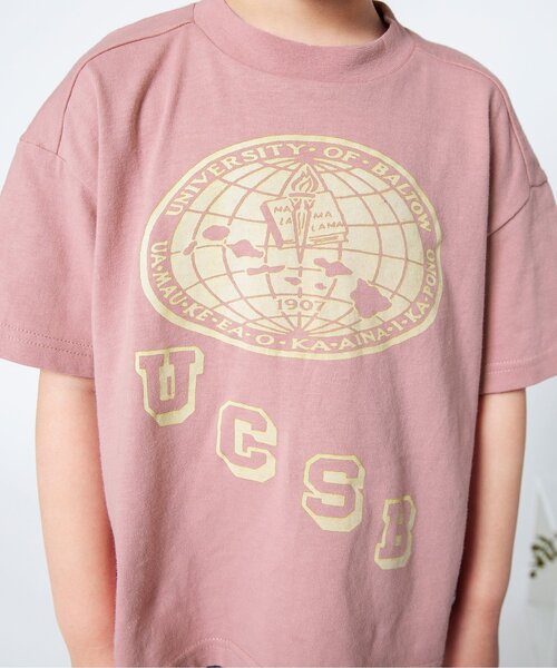 BREEZE(ブリーズ)の「カラフルカレッジTシャツ(Tシャツ/カットソー・キッズ・ピンク/ブルー/グリーン/イエロー/キナリ/チャコール・130/140/80/100/90/110/120)」の21枚目の写真