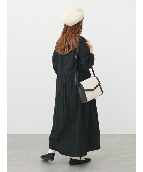 ehka sopo（エヘカソポ）の「【Maison SAJOU】ウエスト刺繍ワンピース（ワンピース・レディース・ブラック/オフホワイト/ミント・ﾌﾘ-）」の11枚目の写真