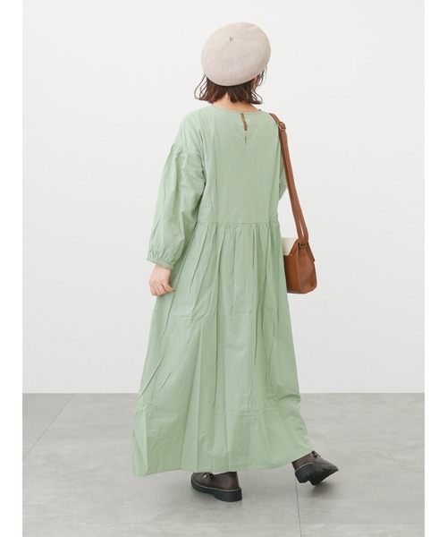 ehka sopo（エヘカソポ）の「【Maison SAJOU】ウエスト刺繍ワンピース（ワンピース・レディース・ブラック/オフホワイト/ミント・ﾌﾘ-）」の20枚目の写真