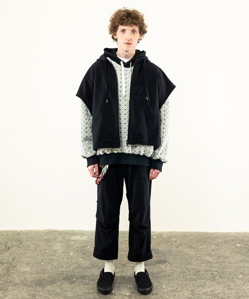 masterkey（マスターキー）の「masterkey マスターキー / COMFORT-HOODIE ストレッチエナジーコンフォートフーディ / MK24A-C-21（パーカー・メンズ・ブラウン/ブラック/サンドベージュ・FREE）」の13枚目の写真