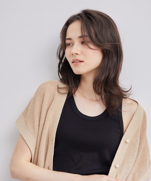 ROPE'（ロペ）の「【PETIT BATEAU（プチバトー）×ROPE'】タンクトップ（タンクトップ・レディース・ホワイト/ブラック/ブルー系その他2・M/S）」の2枚目の写真