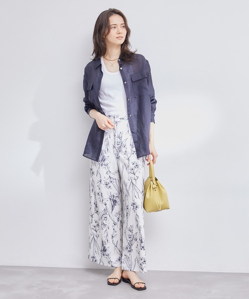 ROPE'（ロペ）の「【PETIT BATEAU（プチバトー）×ROPE'】タンクトップ（タンクトップ・レディース・ホワイト/ブラック/ブルー系その他2・M/S）」の8枚目の写真