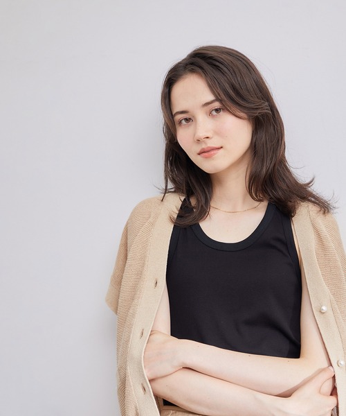 ROPE'（ロペ）の「【PETIT BATEAU（プチバトー）×ROPE'】タンクトップ（タンクトップ・レディース・ホワイト/ブラック/ブルー系その他2・M/S）」の16枚目の写真