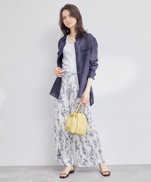 ROPE'（ロペ）の「【PETIT BATEAU（プチバトー）×ROPE'】タンクトップ（タンクトップ・レディース・ホワイト/ブラック/ブルー系その他2・M/S）」の10枚目の写真