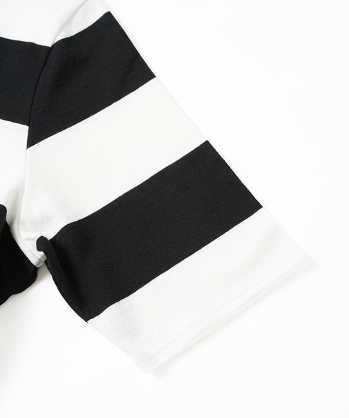 MILKFED.（ミルクフェド）の「BACK LOGO STRIPED TUNIC（ワンピース・レディース・ブラック/レッド/ネイビー・ONE SIZE）」の11枚目の写真