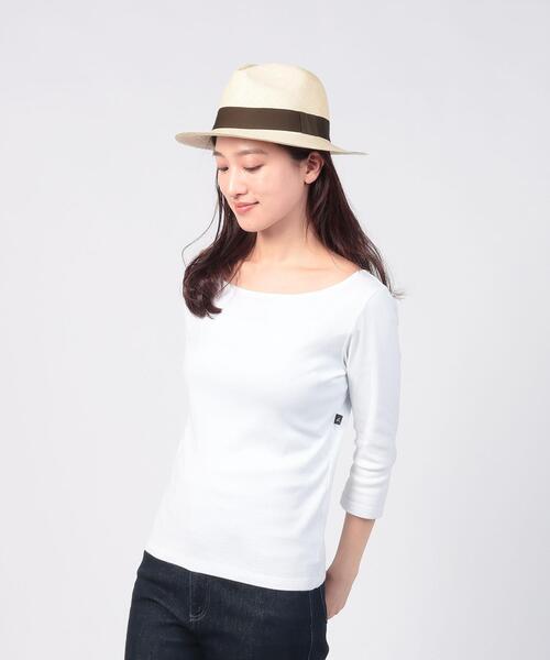 agnes b.(アニエスベー)の「KH19 CHAPEAU パナマハット(ハット・レディース・ベージュ・LARGE/MEDIUM)」の4枚目の写真