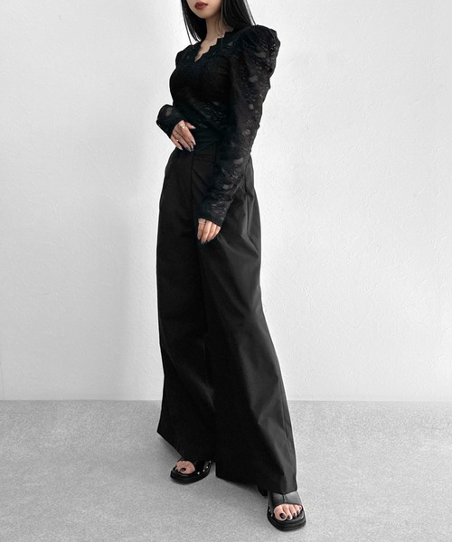 交渉中　トゥエンティーズ　サロペット オールインワン　ハイウエスト　ブラック 予約]ドットハイウエストサロペット – Frene