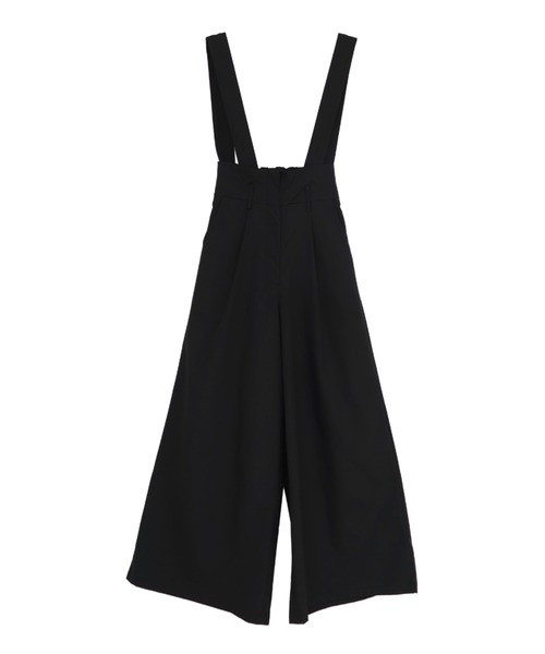 LVEU.（ラブユ.）の「【LVEU.】2wayハイウエストワイドサロペット / サロペット ハイウエスト ボトムス パンツ 2way ワイド ブラック（サロペット/オーバーオール・レディース・ブラック・FREE）」の15枚目の写真