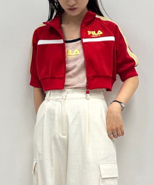 ジャージセットアップ fila ジャージ 赤 fila ジャージ セットアップ