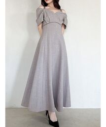 RESEXXY | ダブルストラップフレアワンピース(ワンピース)