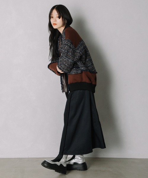 MARECHAL TERRE（マルシャルテル）の「ツイードブルゾン（ブルゾン