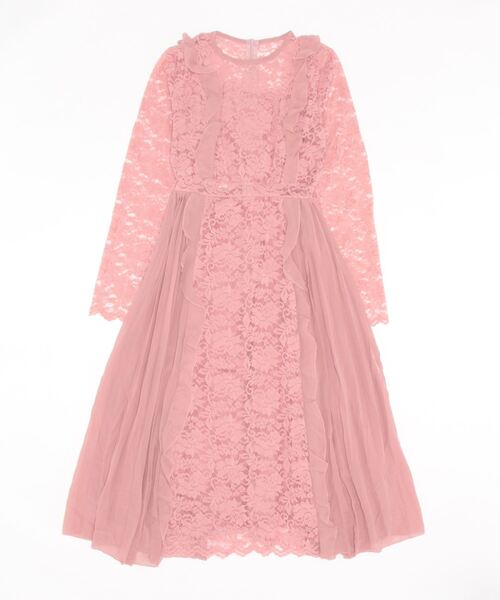 Jasmine Grandiflorum(ジャスミングランディフローラム)の「【Jasmine】エレガントレースワンピース(ワンピース・レディース・ブルー/ブラック/イエロー/ネイビー/ベージュ/レッド/ピンク・FREE)」の14枚目の写真