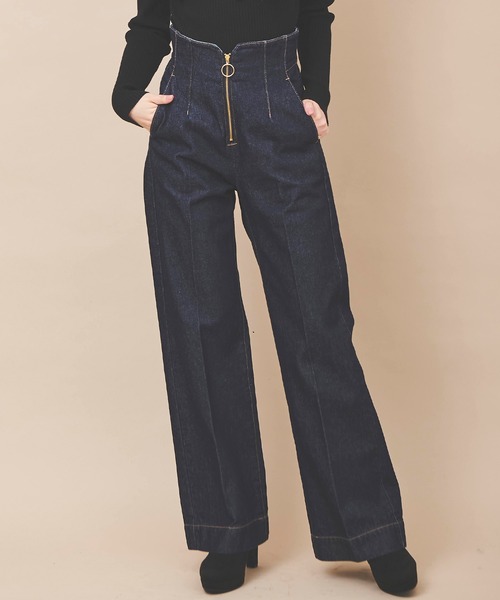 31 sons de mode ハイウエストデニムパンツ　36 サイズ 31 Sons de mode（トランテアン ソン ドゥ モード）の「ハイ