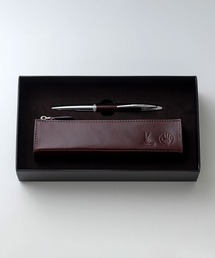 ORICE（オリーチェ）の「オリーチェレザー ボールペン＆ペンケースセット [ORICE /オリーチェ]（ステーショナリー・メンズ）」
