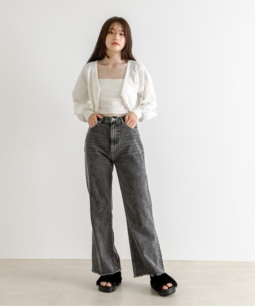 OLIVE des OLIVE（オリーブデオリーブ）の「ファーサンダル　1032130050（サンダル・レディース・ブラック/アイボリー・MEDIUM/LARGE）」の7枚目の写真