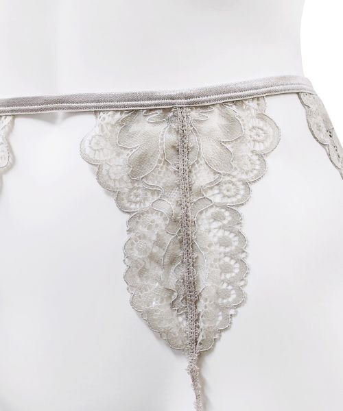 ANNEBRA(アンブラ)の「Pleat レースガーターベルト(その他アンダーウェア/インナー・レディース・ライトブルー/ベージュ・F)」の9枚目の写真