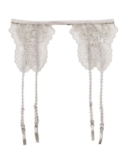 ANNEBRA(アンブラ)の「Pleat レースガーターベルト(その他アンダーウェア/インナー・レディース・ライトブルー/ベージュ・F)」の13枚目の写真