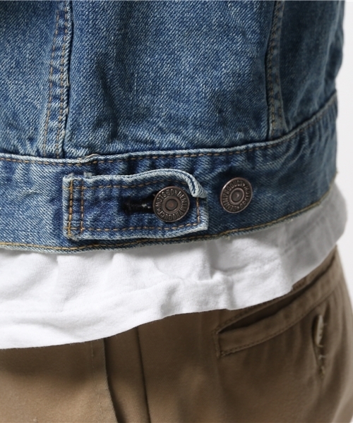 orSlow（オアスロウ）の「orslow×BEAMS / 別注 ダメージ デニムジャケット （デニムジャケット・メンズ・インディゴブルー・M(2)/S(1)/L(3)）」の7枚目の写真