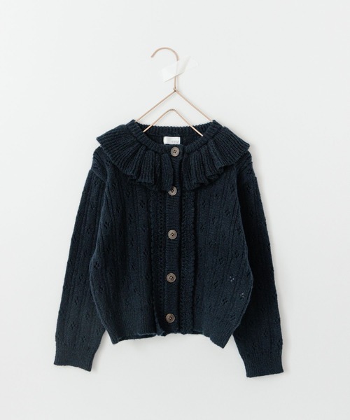 LOWRYS FARM(ローリーズファーム)の「スカシアミカーディガン 967451(ニット/セーター・キッズ・アイボリー/レッド/ネイビー・130cm/110cm/120cm/140cm/150cm)」の22枚目の写真