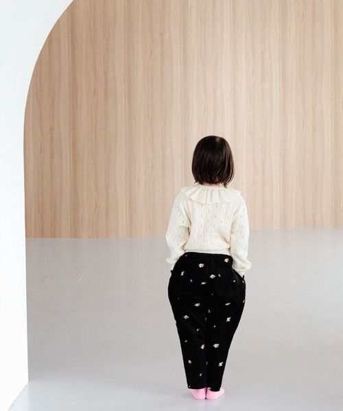 LOWRYS FARM(ローリーズファーム)の「スカシアミカーディガン 967451(ニット/セーター・キッズ・アイボリー/レッド/ネイビー・130cm/110cm/120cm/140cm/150cm)」の6枚目の写真