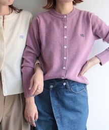 fredy emue | 刺繍入り天竺クルーネックカーディガン(カーディガン/ボレロ)