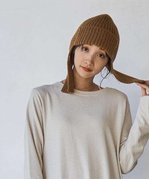 coen(コーエン)の「ニットイヤーワッチ(ニットキャップ/ビーニー・レディース・ダークグレー/ブラウン・FREE)」の13枚目の写真