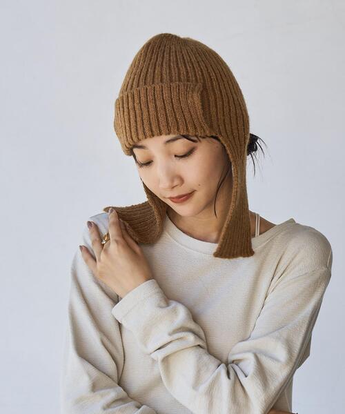 coen(コーエン)の「ニットイヤーワッチ(ニットキャップ/ビーニー・レディース・ダークグレー/ブラウン・FREE)」の14枚目の写真