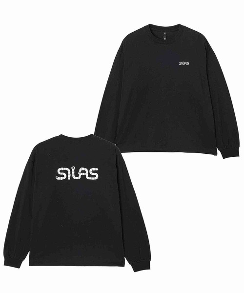 SILAS(サイラス)の「WORM LOGO WIDE L/S TEE(Tシャツ/カットソー・メンズ・ブラック/グリーン/ホワイト・XL/M/L)」の2枚目の写真