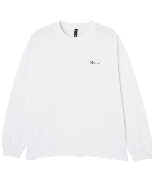 SILAS(サイラス)の「WORM LOGO WIDE L/S TEE(Tシャツ/カットソー・メンズ・ブラック/グリーン/ホワイト・XL/M/L)」の4枚目の写真